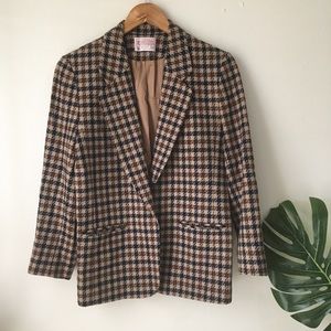 Pendleton plaid Wool blazer